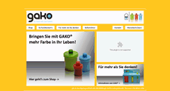 Desktop Screenshot of gako-shop.de